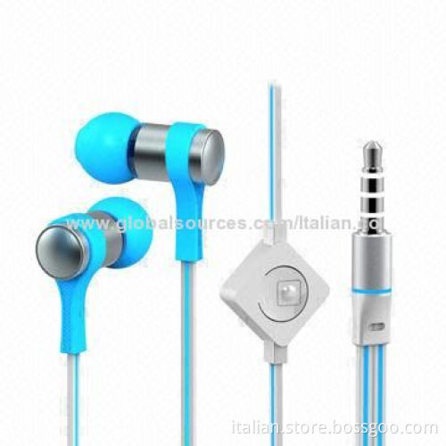 Metal Flat Earphone with 20KHz Frequency Response